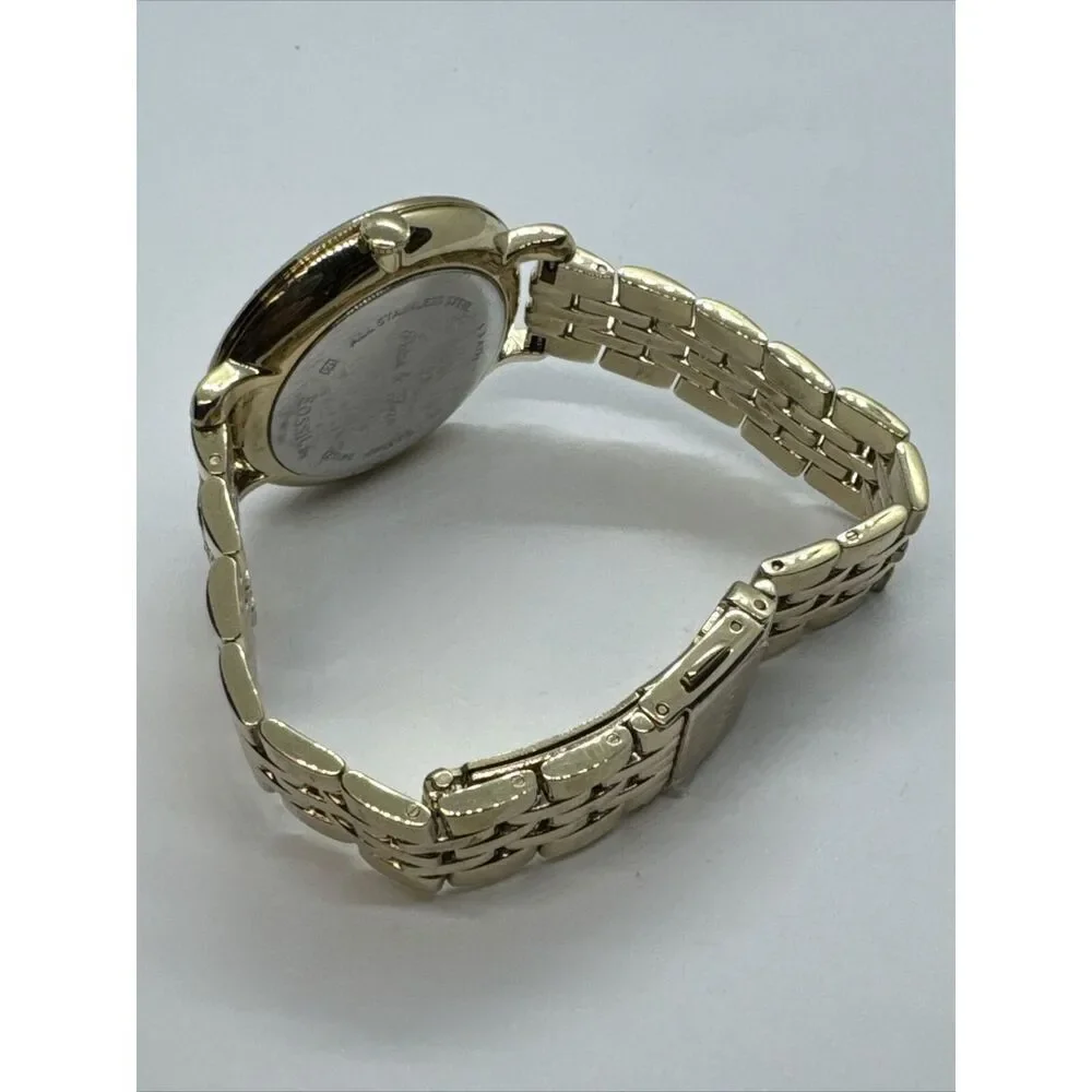 Fossil Jacqueline ES3547 Women's Gold Stainless Steel Analog Dial Watch JNA345